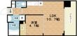 プレジオ御幣島の間取図
