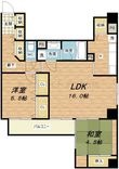 日宝ライフ十二軒町の間取図