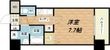 写真:S-RESIDENCE緑橋駅前 10階1006の間取図
