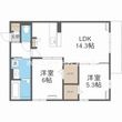 モンテゾーロ西田辺の間取図