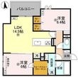 ココルトリシアの間取図