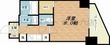 ララプレイス大阪福島プレッソの間取図