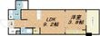 RJRプレシア南堀江の間取図