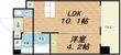 プレジオ弁天町の間取図