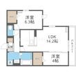 Raccolt阪南町の間取図