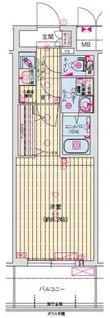 ソルテラスOSAKA御幣島の間取図
