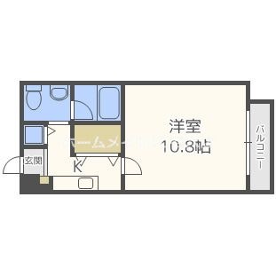 拡大写真:アーデン江戸堀 7階706の間取り