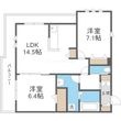 シルフィードうめきたの間取図