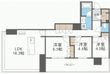 写真:RJR堺筋本町タワー 3階310の間取図