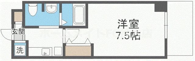 拡大写真:ラクラス福島野田 6階605の間取り