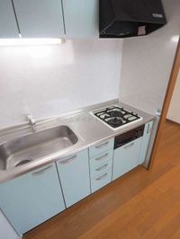2口ガスシステムキッチン♪