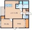 カトレア板付の間取図