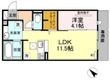 福岡市博多区光丘町2丁目の間取図