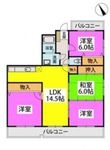 ファミール野間の間取図