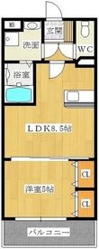 レイランド高宮の間取図