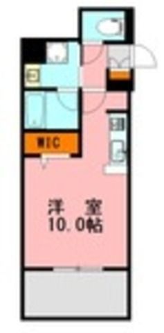 拡大写真：CIDNAL THE PLACE 7階706の間取り