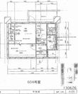 写真:福岡市中央区薬院2丁目 6階604の間取図