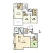 涼風町戸建ての間取図