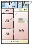 chien amourの間取図