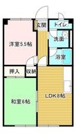 写真:レジデンス・アダージオ 2階2-Cの間取図