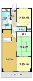 レオパレス宝の間取図