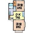 エステート八事B棟の間取図