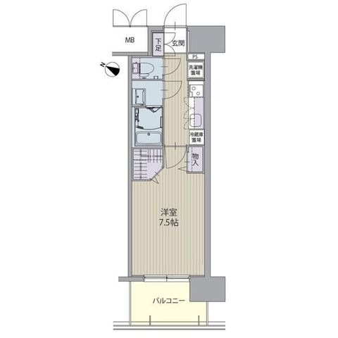 拡大写真：パルティール笠寺 12階1202の間取り