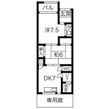 小坂町貸家の間取図