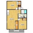 栄林ハイツA棟の間取図