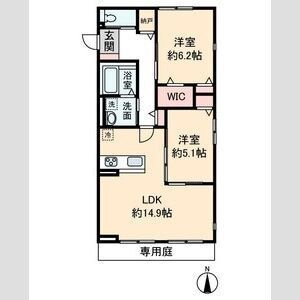 拡大写真:HEIM MAISON 庄内通駅東 B棟 1階103の間取り