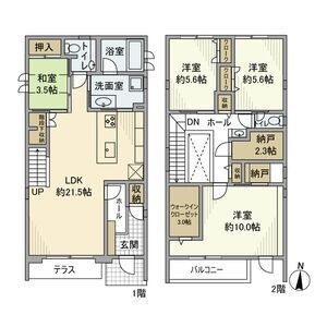 拡大写真:森末町4丁目戸建 -の間取り