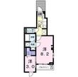 ブルージュⅡの間取図