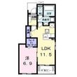 ジュネス・クレアの間取図