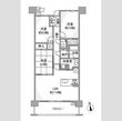 バンベール植田ヒルズ2号棟の間取図