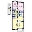 メゾンブローテⅡの間取図