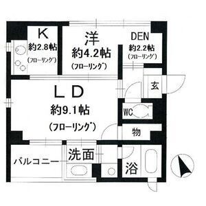 拡大写真:パークホームズ覚王山 EAST 2階E201の間取り
