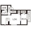 calme堀田の間取図