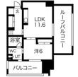 白川公園パークマンションの間取図