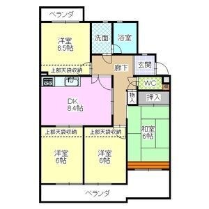 拡大写真:ユニーブル原パークⅢ 2階202の間取り