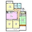 ユニーブル原パークⅢの間取図