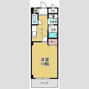 拡大写真:本州ビルⅢ 5階512の間取り