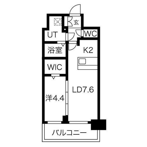 拡大写真:メイクスWアート丸の内 12階1202の間取り