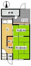 王居殿アパートの間取図