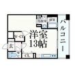 プレジール三ノ宮の間取図