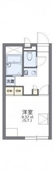 レオパレスカリヨ尼崎の間取図