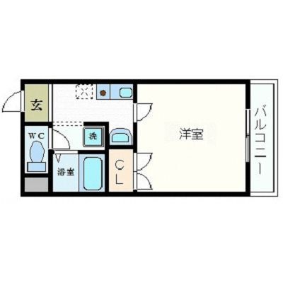 拡大写真:MY尼崎 8階801の間取り