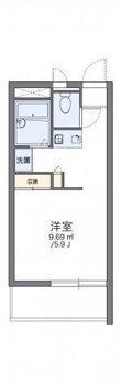レオパレス熊野の間取図