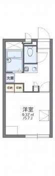 レオパレス椎の実５の間取図