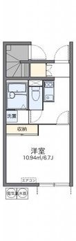 レオネクストディアベルジュⅠの間取図