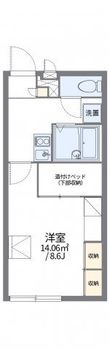 レオパレスPALCOURT曹操の間取図
